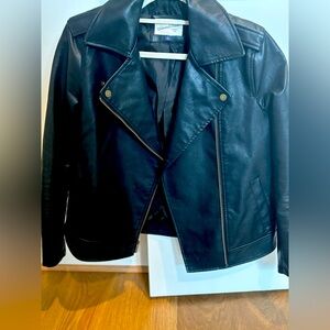 Black “leather” jacket